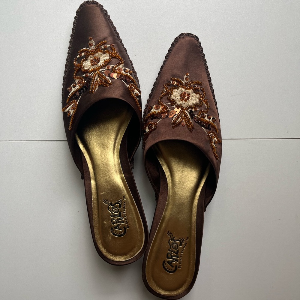 Vintage man made shoes from Brazil